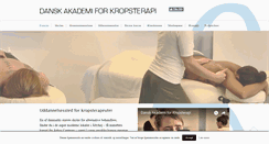 Desktop Screenshot of kropsakademi.dk